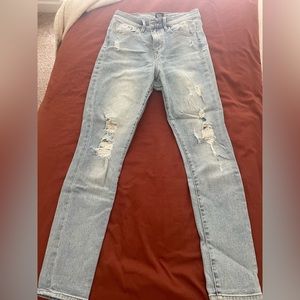 BDG light wash skinny jeans